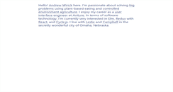 Desktop Screenshot of andrewwirick.com